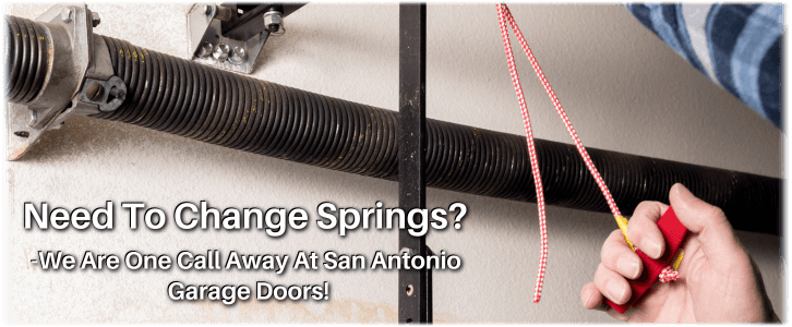 Broken Garage Door Spring San Antonio